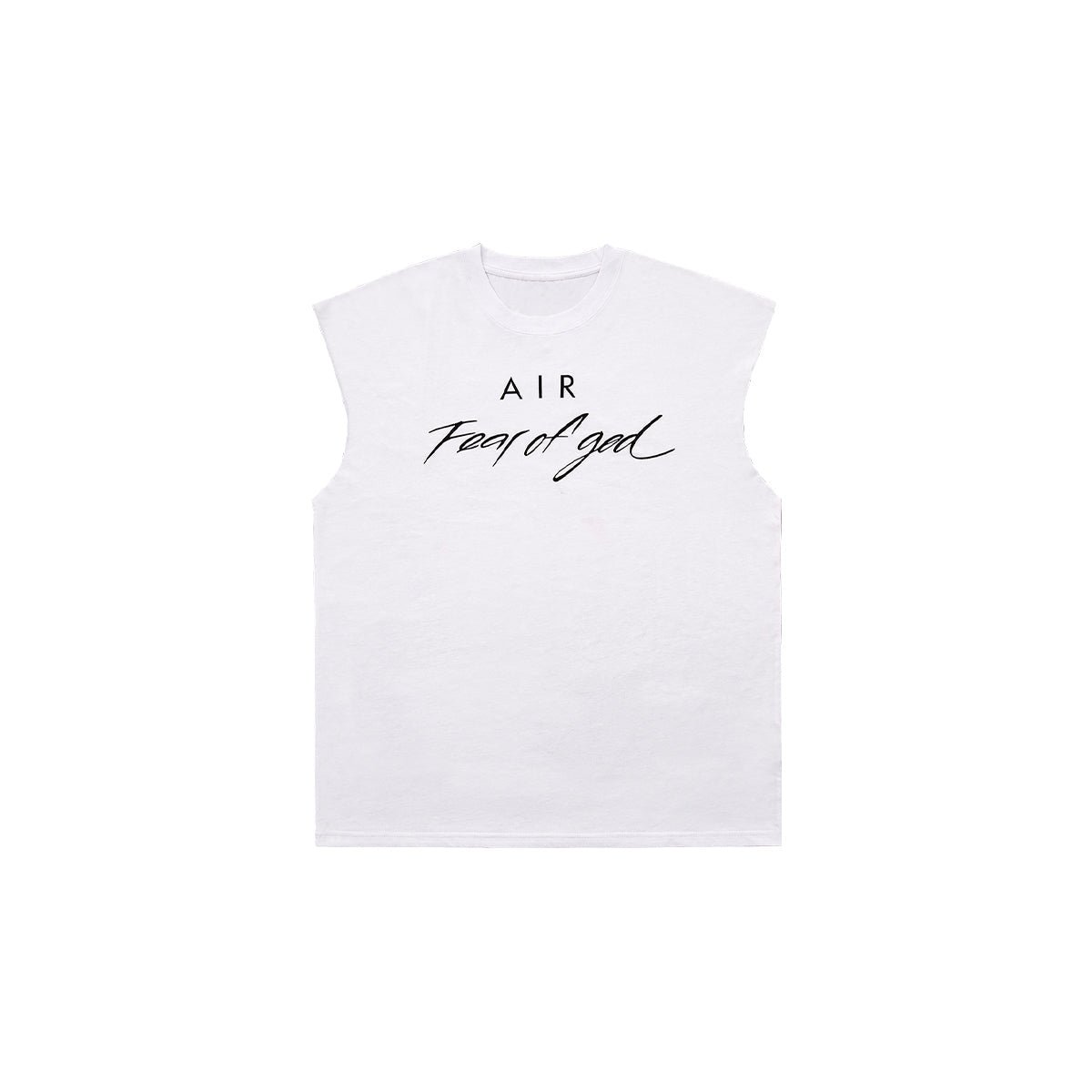 Fear of God ESSENTIALS AIR Graphic Tank – Oversized Performance Sleeveless Top
